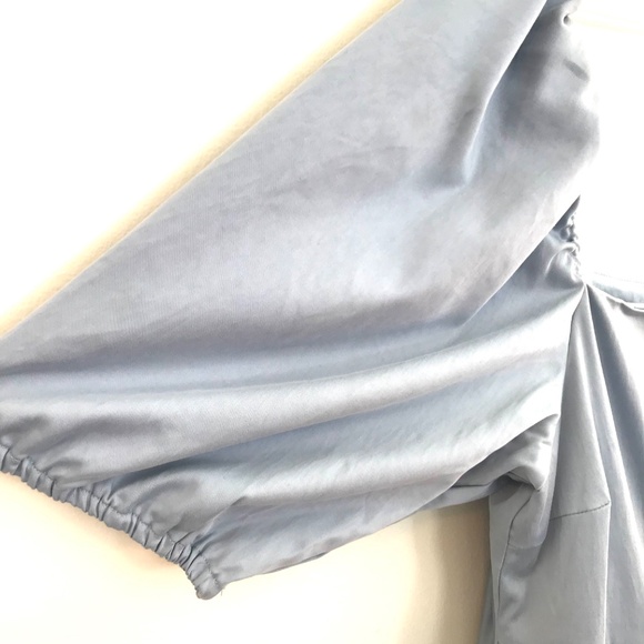 NWT Smash & Tess Sunrise Mini Sky Blue L dress puff sleeve coquette cottage core - Picture 4 of 16